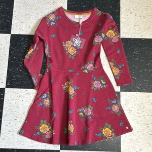 Matilda Jane Maple Leaf Dress MJC 435 Tween SZ 8 Skater NWT A-Line Long Sleeves